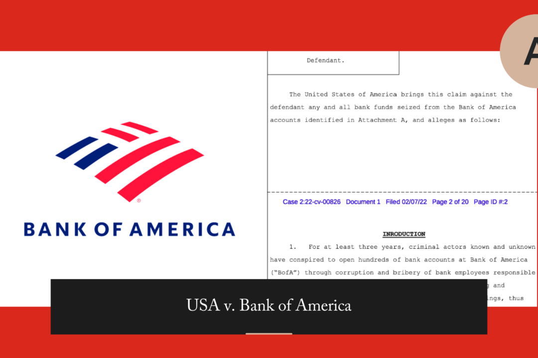 USA v. Bank of America Fund