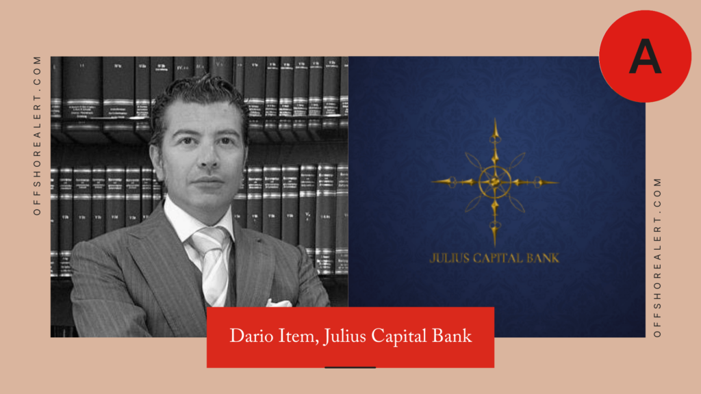 Drio Item, Julius Capital Bank