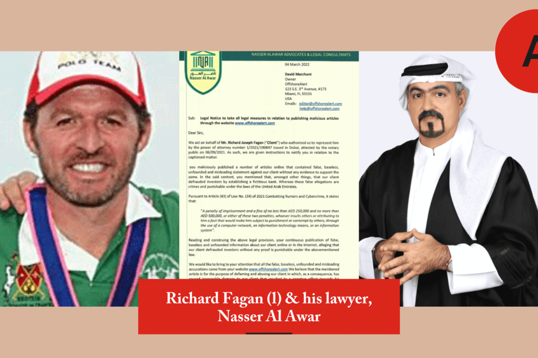 Richard Fagan and Nasser Al Awar